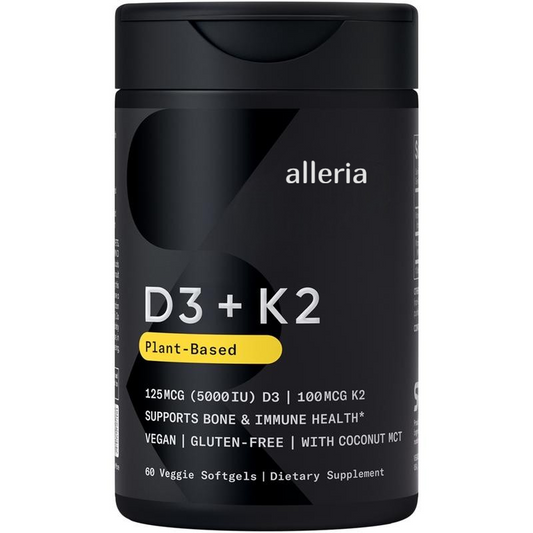Alleria® Vitamin D3 + K2 with Coconut MCT Oil